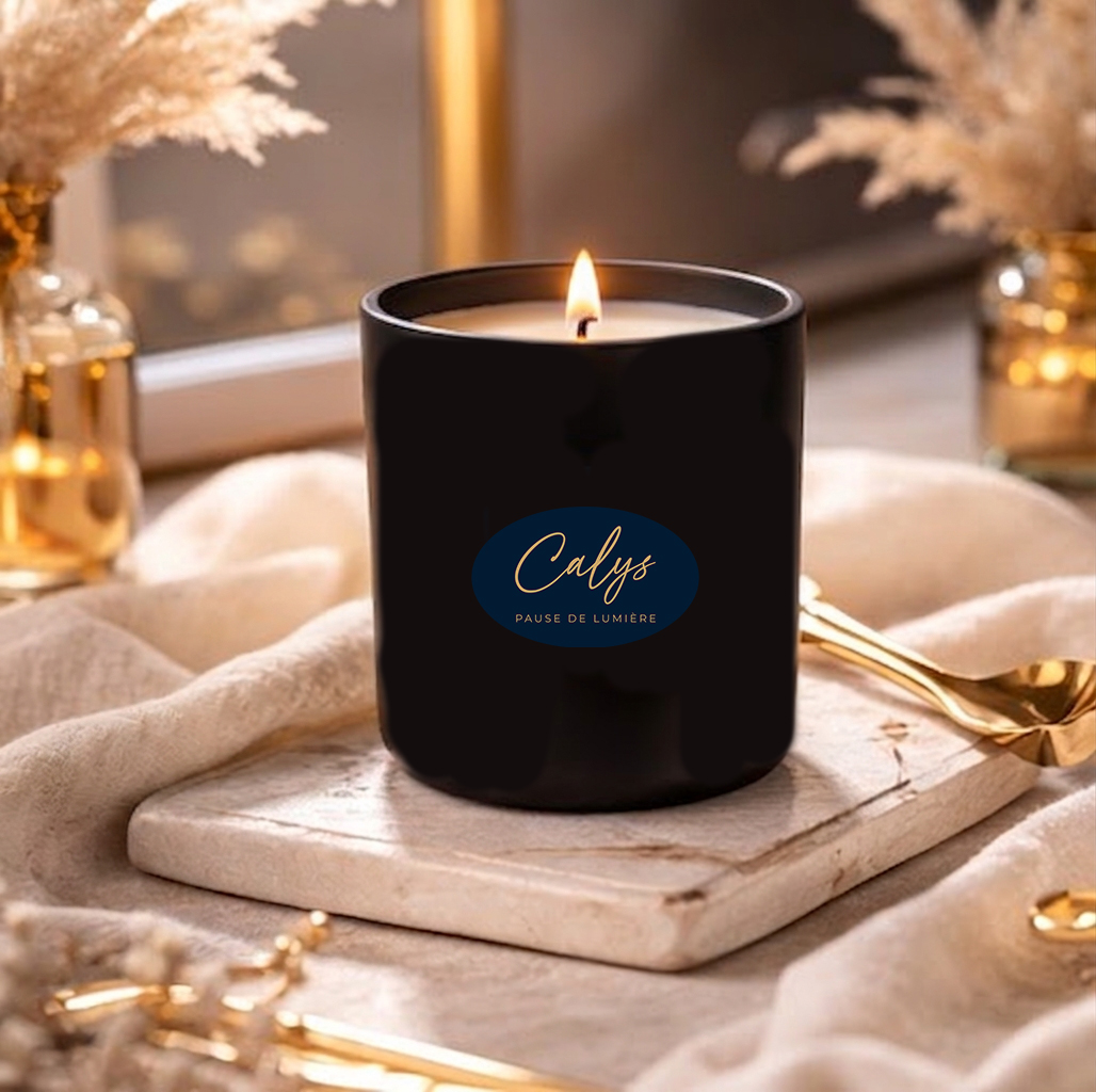 bougie noire - Calys Pause de Lumière à Toulouse en Haute-Garonne -bougie